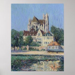 Loiseau - The Cathedral Of Auxerre 1907 Poster