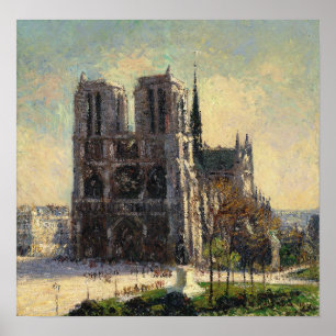 Loiseau - View Of Notre Dame, Paris 1911 Poster