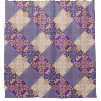 Lokanui hawaiian quilt plumeria shower curtain