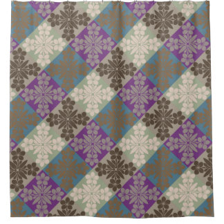 Lokanui hawaiian quilt plumeria shower curtain