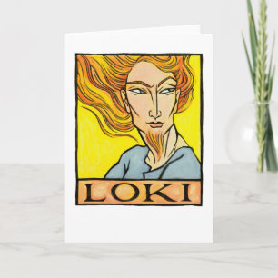 Loki Greeting Card