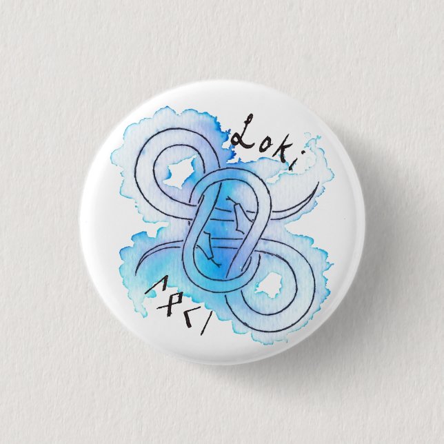 Loki Symbol Button (Front)
