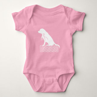 Loki's Buddies: Beagle Mickey White Baby Bodysuit