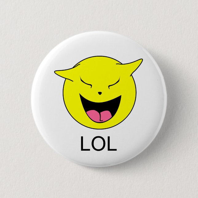 LOL 6 CM ROUND BADGE (Front)