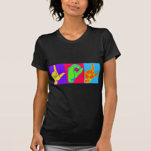 LOL ASL Sign Language Design T-Shirt