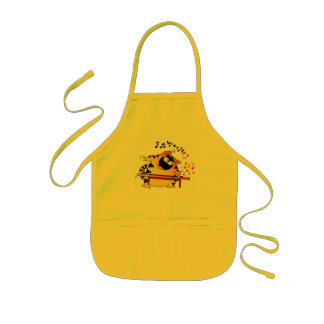 LOL Cats | Fat Cat Musician Kids Apron