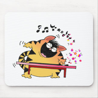 LOL Cats | Fat Cat Musician Mouse Pad