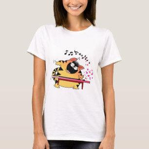 LOL Cats Fat Musical Cat T-Shirt