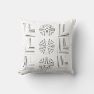LOL Decorative Pillow – Minimalist Humour in Black