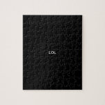 'LOL' design Solid Colour Puzzle<br><div class="desc">Here's a real challenge for ya! Put THIS solid colour puzzle together and you will be saying "LOL"!</div>