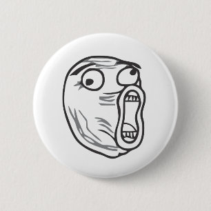 LOL Face 6 Cm Round Badge