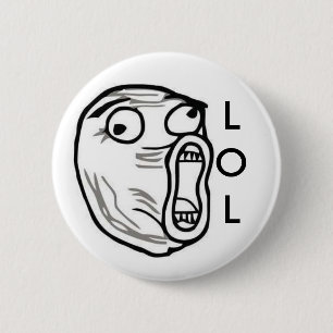 LOL funny internet meme 6 Cm Round Badge