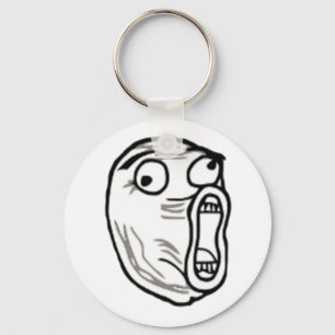 LOL Guy Internet Meme Rage Face Keychains