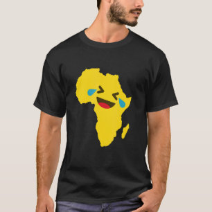 Lol Happy Lmao Africa Map T-Shirt