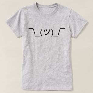 LOL IDK Shrug Emoticon T-Shirt