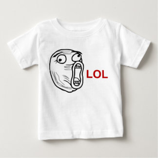 LOL Laugh Out Loud Rage Face Meme Baby T-Shirt