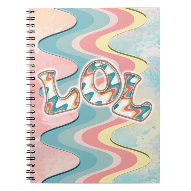 lol ~ light waves  notebook (Front)