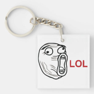 LOL meme Key Ring