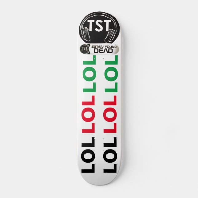 LOL SATAN DEAD / TST CONFIRM Skateboard (Front)