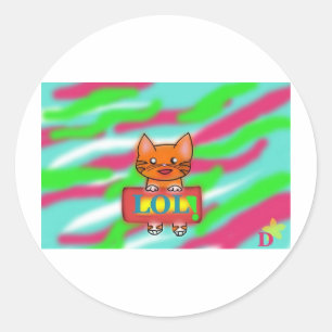 LOL Warrriorcats Classic Round Sticker