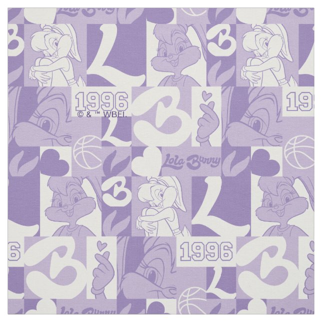 Lola '96 Grid Pattern Fabric (Swatch)