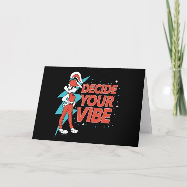 Lola Bunny Decide Your Vibe Card (Front)