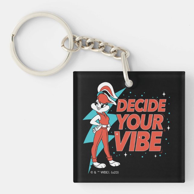 Lola Bunny Decide Your Vibe Key Ring (Front)