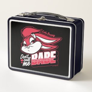 Lola Bunny Don't Call Me Babe Metal Lunch Box