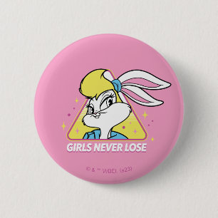 Lola Bunny Girls Never Lose 6 Cm Round Badge