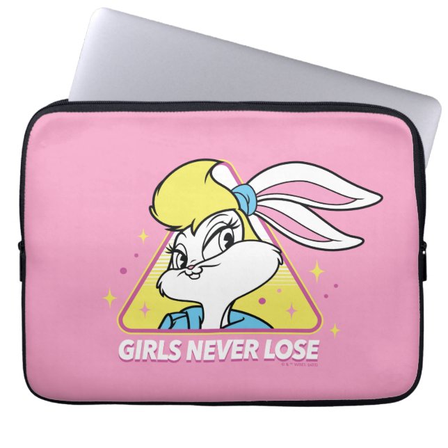 Lola Bunny Girls Never Lose Laptop Sleeve (Front)