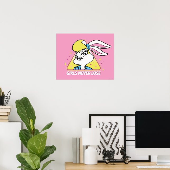 Lola Bunny Girls Never Lose Poster (Home Office)