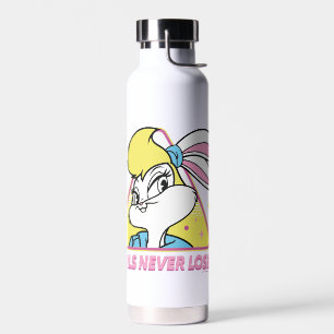 Lola Bunny Girls Never Lose Water Bottle