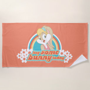 Lola Bunny Hug Some Bunny Today Beach Towel