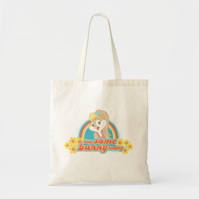 Lola Bunny Hug Some Bunny Today Tote Bag (Front)