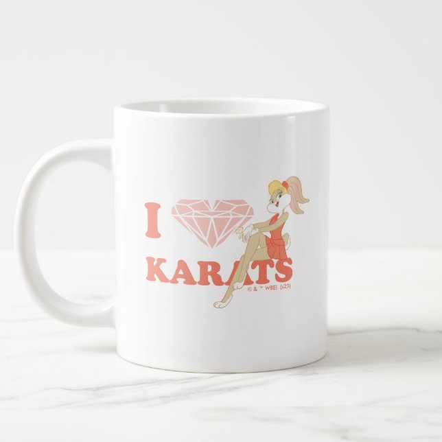 Lola Bunny I Heart Karats Large Coffee Mug (Left)