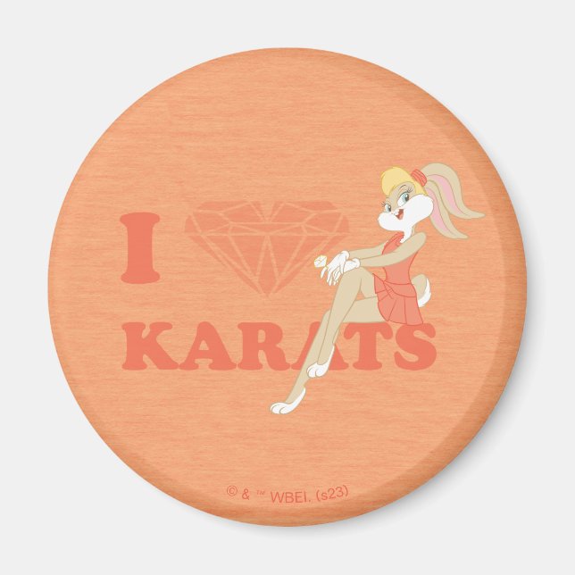 Lola Bunny I Heart Karats Magnet (Front)