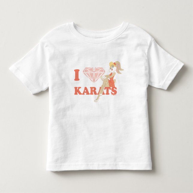 Lola Bunny I Heart Karats Toddler T-Shirt (Front)