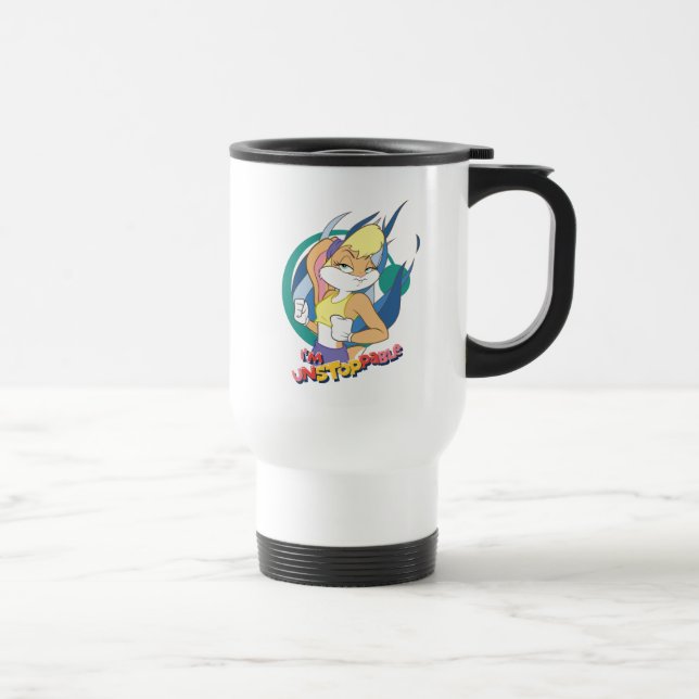 Lola Bunny "I'm Unstoppable" Travel Mug (Right)