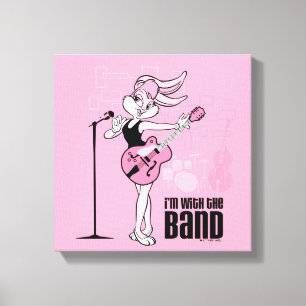 Lola Bunny I'm With The Band Canvas Print