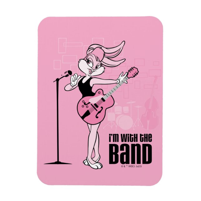 Lola Bunny I'm With The Band Magnet (Vertical)