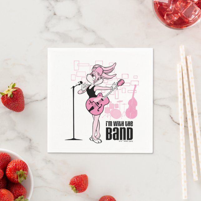 Lola Bunny I'm With The Band Napkin (Insitu)