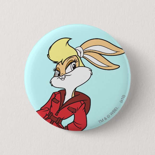 Lola Bunny Super Cute 6 Cm Round Badge (Front)