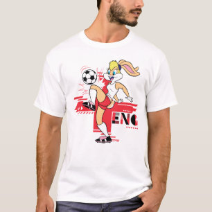 Lola Bunny Team England Soccer Graphic T-Shirt