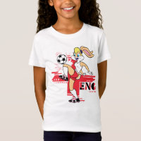 Lola Bunny Team England Soccer Graphic