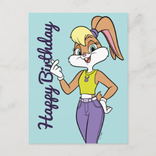 Lola Finger Heart Postcard