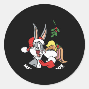 Lola Merry Mistletoe T Shirt  Classic Round Sticker