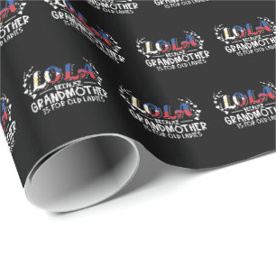 Lola - Philippines Grandmother Old Ladies Quote Wrapping Paper