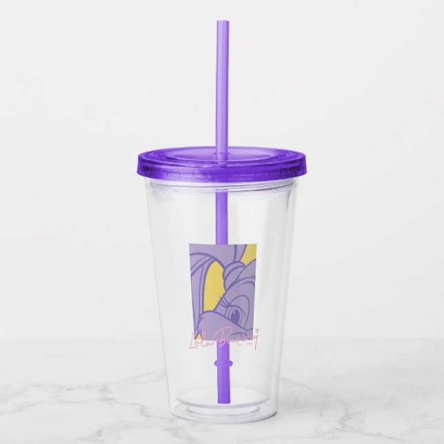 Lola Portrait Autograph Acrylic Tumbler (Front)