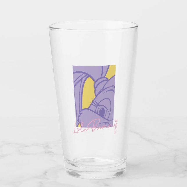 Lola Portrait Autograph Glass (Front)