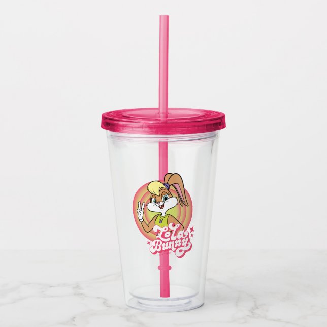 Lola Retro LOONEY TUNES™ Rings Acrylic Tumbler (Front)